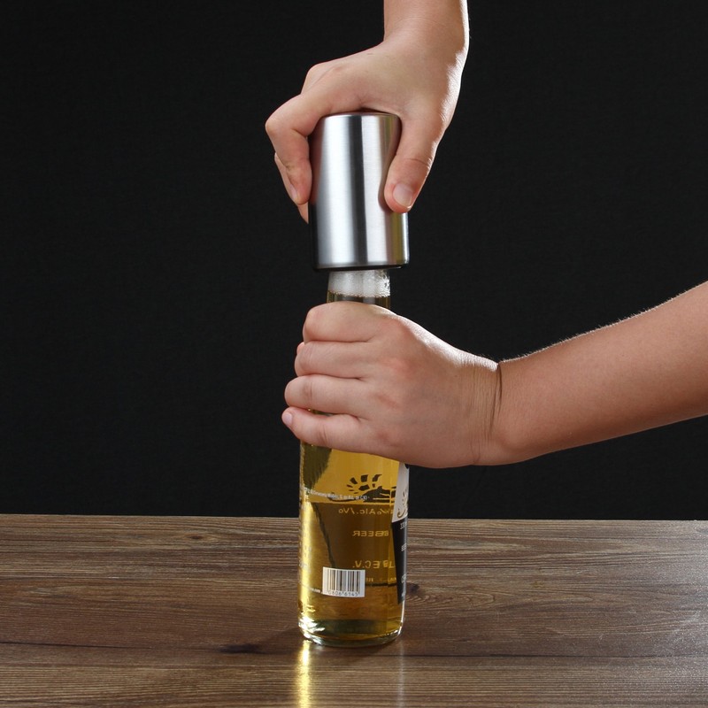 HQY Automatic Bottle Opener, No Cap Can Escape