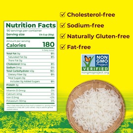 Golden Star Thai Hom Mali White Jasmine Rice - Prime Grade White Rice - 10 lb Bag