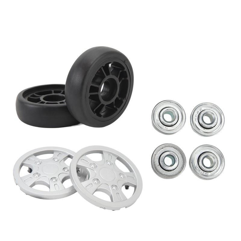 4 Set Luggage Wheels Rotating Flexible Luggage Suitcase Replacement Wheels