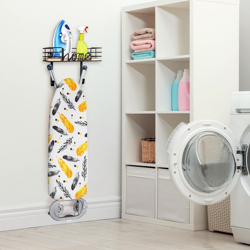 TJ.MOREE Ironing Board Hanger Wall Mount - Laundry Room Decor