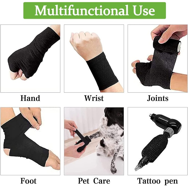 Tattoo Sensi Wrap Grip Cover Self Bandage Rolls Sports Adherent