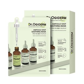 Dr. Ogiderm [Dr.Ogiderm] Ampoule Shot Soothing Mask Pack 30g (10 sheets) / [닥터오기덤] 앰플샷 수딩 마스크팩 30g (10매입)