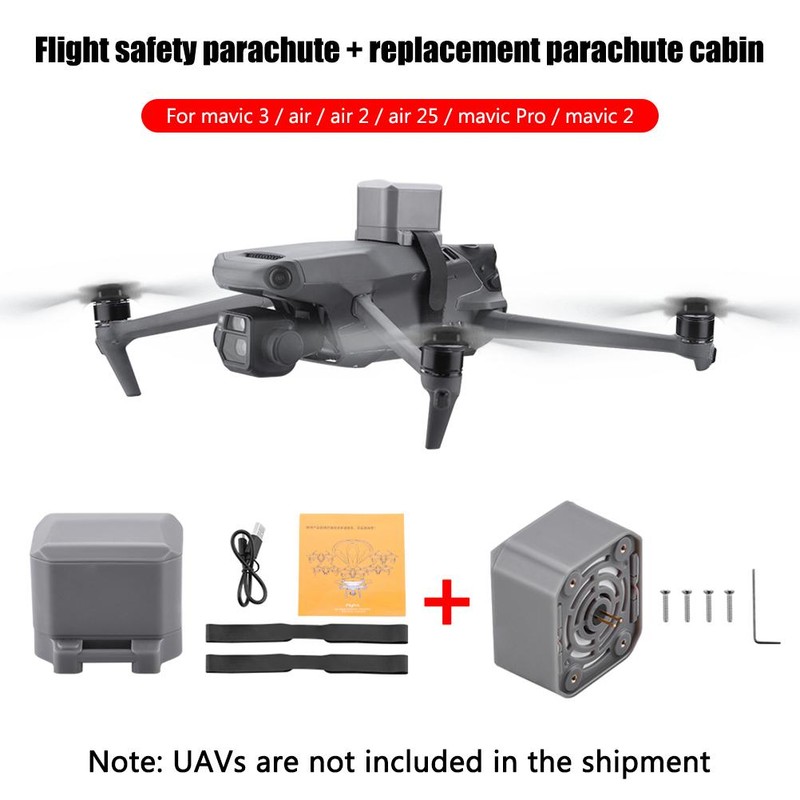 Flight Safety Protection Accessories Automatic Flight Safety Parachute Replacement Parachute