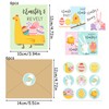 Set of 6 Easter Cards with Envelope and Stickers, Easter