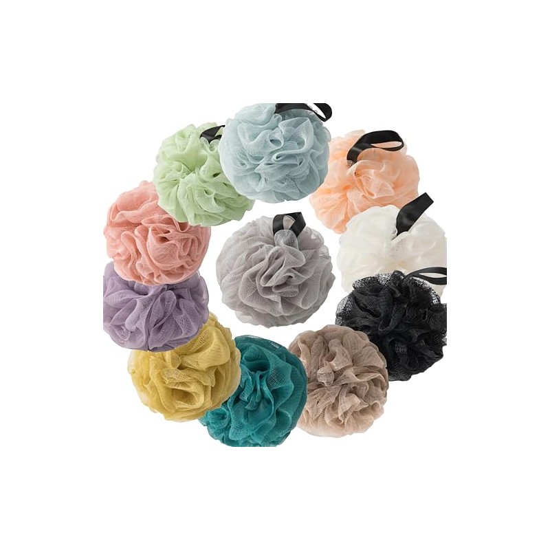 Esponjas Lufa Ducha Paquete Unidades Toda Familia Colores Neutros Negras