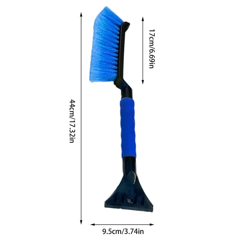 2-in-1 Car Snow Brush & Ice Scraper – 44cm Windshield