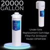 20,000 Gallon Replacement Water Filterpod Cartridge for Drinkpod Under Sink