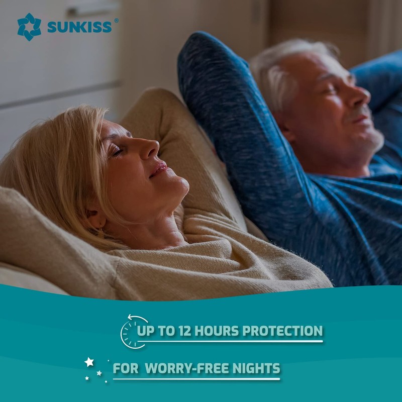 SUNKISS TrustPlus Unisex Adult Diapers, Medium, 12 Count - Heavy