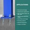HROMIGRY 1" x 6" Concrete Anchors (10 Pack) 1 inch