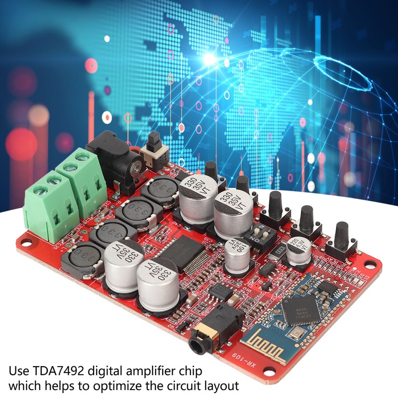 Bluetooth Amplifier Board TDA7492P 50W and 50W 2.1 Channel DC