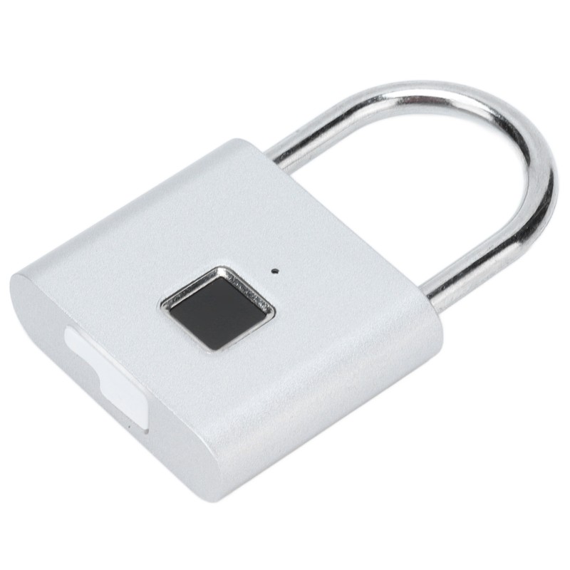 Fingerprint Padlock Zinc Alloy Smart Office Home Cabinet Door Dormitory
