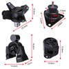 IKASEFU 4PCS Engine Motor & Trans Mount for Auto Compatible