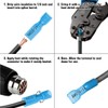 200PCS Heat Shrink Female Spade Connectors - Sopoby Electrical Spade