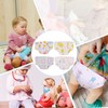 SNONESIY Pack of 4 Nappies Barby Born, Doll Nappies 43