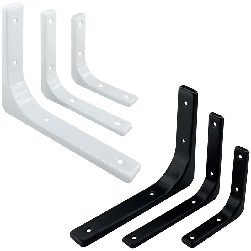4 PCS Heavy Duty Shelf Bracket,L Shape Right Angle Bracket