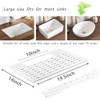 Funda De Silicona Para Lavabo, Alfombrilla Plegable Para Limpiar Brochas