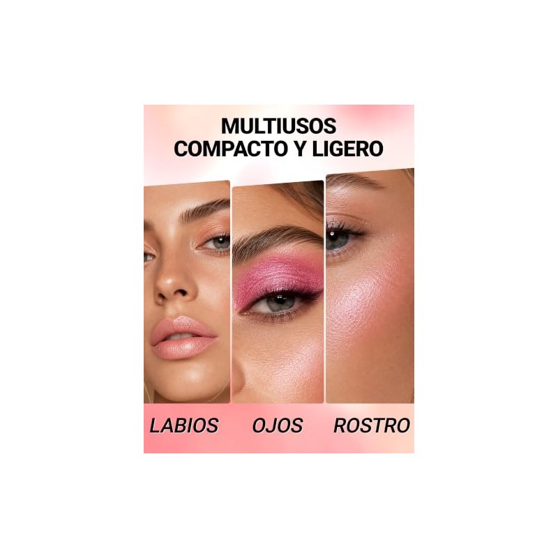 Erinde Lápiz Labial Mate con Purpurina Metálica, Tinte Labial Duradero,A03#