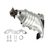 PHILTOP High Flow Catalytic Converter Fit for 2001-2005 Civic 1.7L