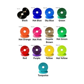 Full Grip Supply SureFit 3/4" Biothane E-Bungee Collar Medium 12"-24" Neck Size Quick On/Off E-Collar Strap Fits Educator Dogtra (Hot Blue w/Coyote Brown Bungee)