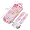 Skater Sanrio Children's Spoon and Fork Set, Mucul Dreamy Friends,