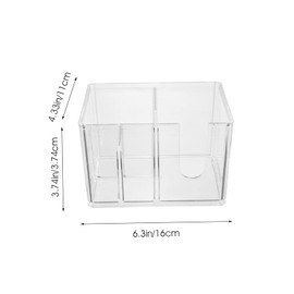 TOVINANNA Hair Styling Tool Box Scissor Comb Holder for Barbershop Salon Hairdresser Portable Tool Organizer Compartment