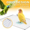 3 Pcs Bird Perch Platform Stainless Steel Birds Perches with