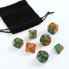 GWHOLE 7 PCS Polyhedral Dice Set Dungeons and Dragons Table