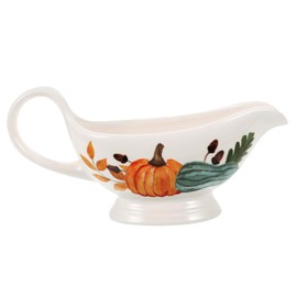 Ciieeo Boat Shape Ceramic Sauce Bowl for Sauces Dressings and Condiments for Fall Parties Bbqs and Family Gatherings Lightweight and Easy to Store Unique Pumpkin Design
