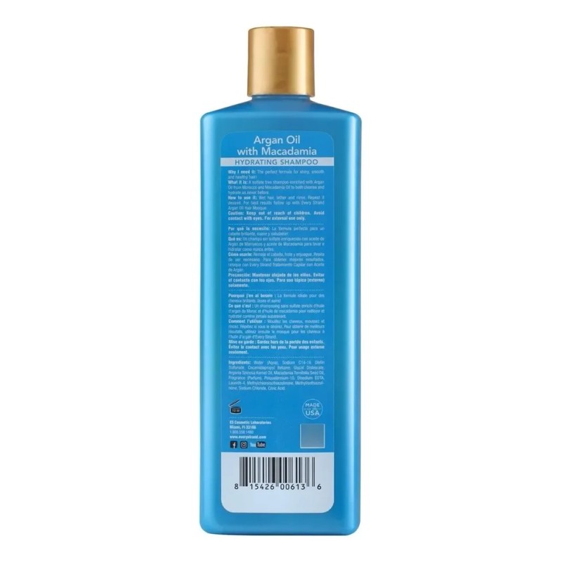 Shampoo Every Strand - Argán Y Macadamia 399ml