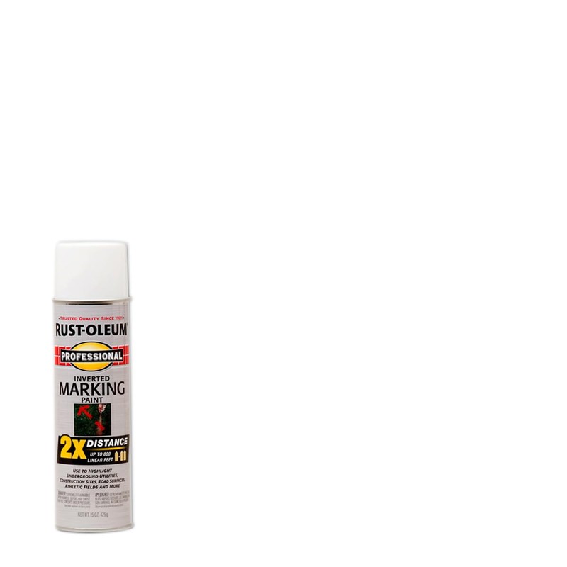 Rust-Oleum 266593 Professional 2X Distance Inverted Marking Spray Paint, 15