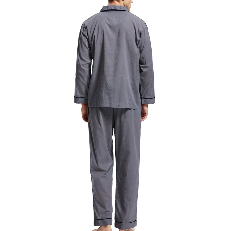 Sanraflic Men's Pyjamas, gray, XXL
