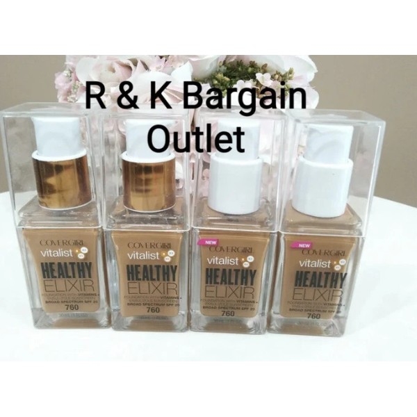 COVERGIRL 4 ~ COVERGIRL VITALIST HEALTHY ELIXIR FOUNDATION # 760