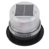 Solar Strobe Warning Safety Flashing Light Waterproof LED Emergency Warning