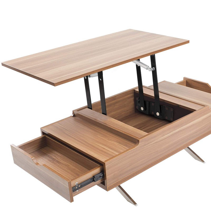 ZOENHOU 2 Pair 150N Folding Gas Hydraulic Lift Up Table