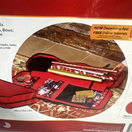 Simple Living Solutions Wrapping Paper Bags Bows Storage organizer Container – 39x14x5" Rolls Underbed