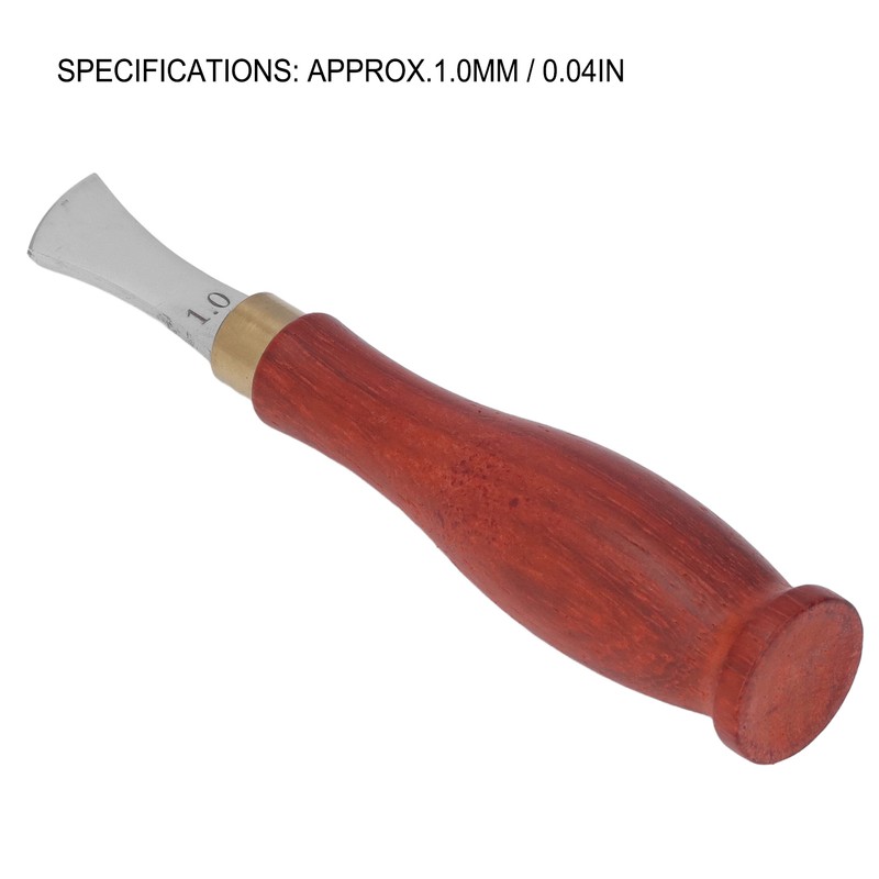 1mm Leather Edger Stainless Steel Rustproof Polished Shallow Notch Leather