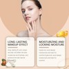Face Makeup Stick, Multifunctional Foundation Stick with Built-in Foundation Brush,