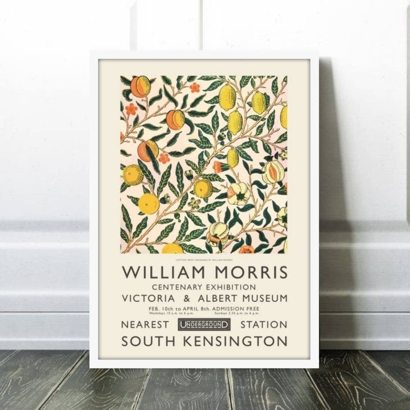 william morris 12 (A4 size (with white frame))
