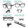 Eyekepper 5-pack Oversized Reading Glasses Square Large Frame Readers for