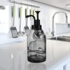 Glass Soap Dispenser for Kitchen and Bathroom Counter, Gothic Decor,12.5