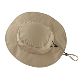 Home Prefer UPF50+ Mens Sun Hat Wide Brim Fishing Hat for Men UV Protection Womens Beach Bucket Hat for Golf Hiking Gardening, Dark Khaki, One Size