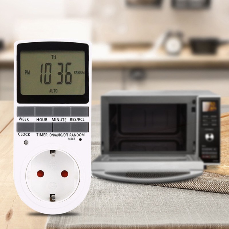 Timer Outlet Digital Intelligent Energy Saving Flame Retardant High Power