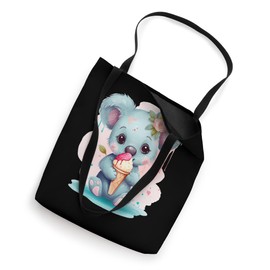 Cute Koala Ice Cream Rainbow Sprinkles for Icecream Lovers Tote Bag