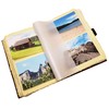 Large Vintage Leather Photo Album with Buckle Closure - Scrapbook