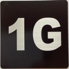 Apartment number 1G sign - UNIT NUMBER 1G SIGN/SUITE 1G