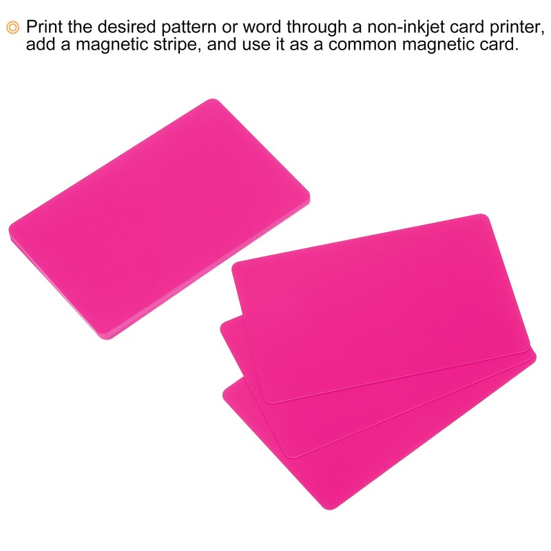 MECCANIXITY 200 Pack Blank PVC Cards 15mil ID Blank Credit