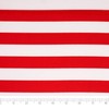 Singer Print Fabric, 100% Cotton, 1 Yard Precut, Red Stripe