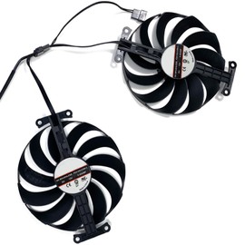 Graphics Card Cooling Fans Suitable for ASUS ATS RTX 3060 Dual RTX 3060Ti 3070 Series Desktop FDC10U12S9-C 95mm 12V 0.45A 7Pin 6wires Video Card Cooler Fans GPU Fan (2PCS)