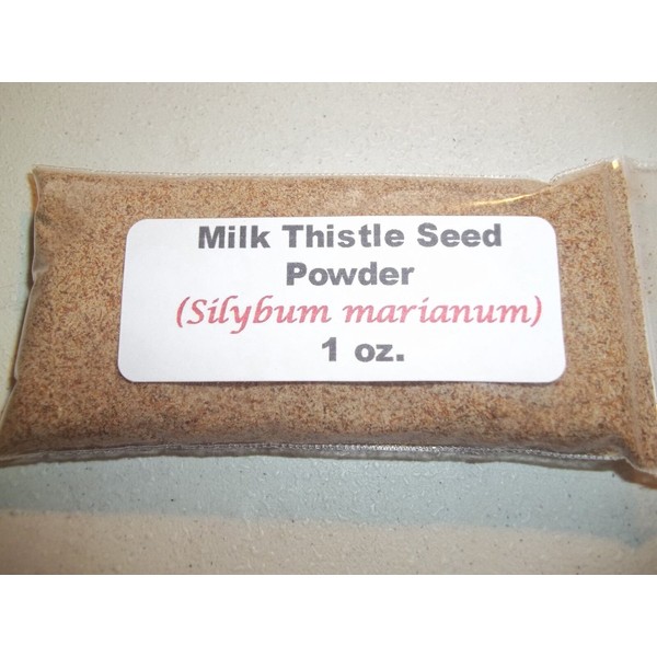 Milk Thistle Seed 1 oz. Milk Thistle Seed Powder (Silybum marianum)