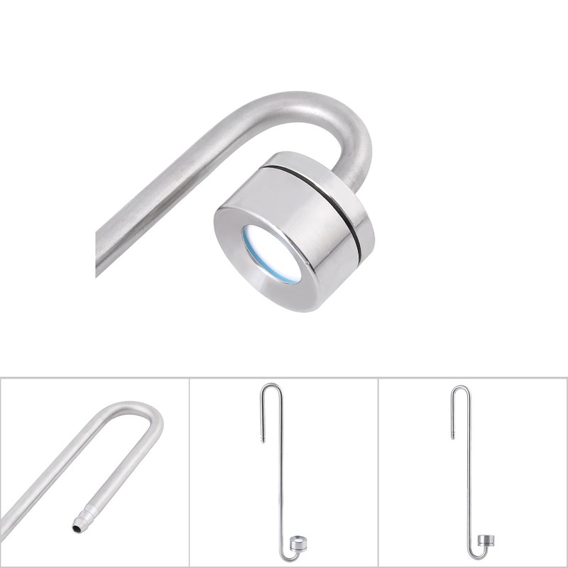 2 Types Stainless Steel Carbon Dioxide Diffuser Atomiser Fish Tank